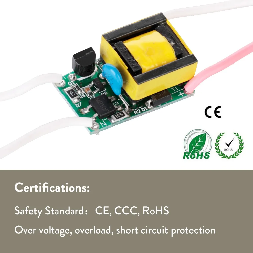 Драйвер для Светодиодный ных ламп 200 мА 300 постоянный ток 85-265 В переменного тока