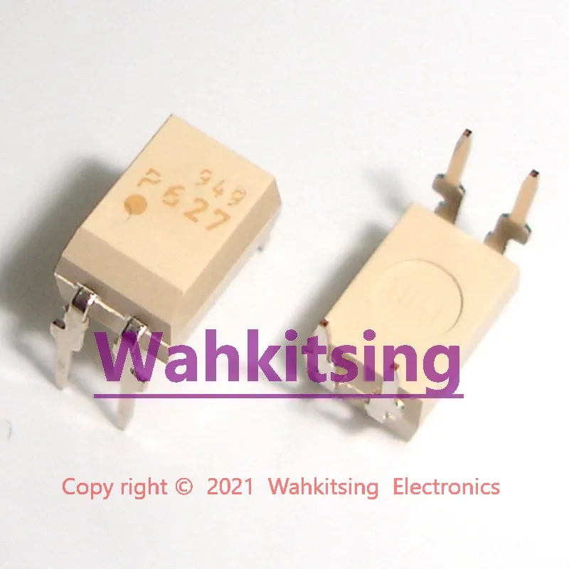 20 штук TLP627-1 DIP-4 P627 Оптопара 1-канальная Дарлингтон 50 мА Программируемый контроллер DC-выходной модуль Телекоммуникация Вкл.