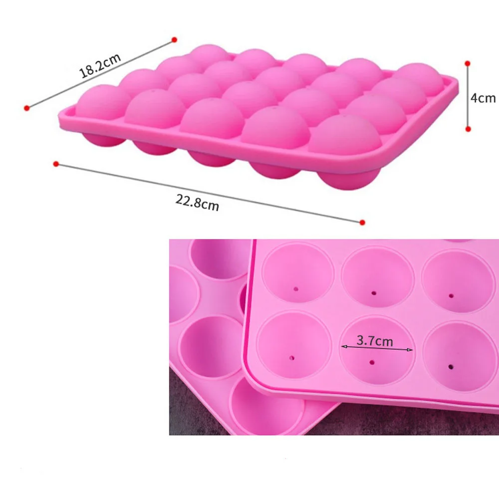 Силиконовая форма для леденцов 20 емкостей | Дом и сад