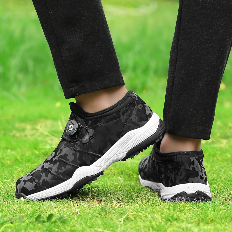Men's Golf Shoes Couple Professional Golf Sneakers Men's Large Size Golf Sneakers Grass Non-slip Golf Walking Shoes Size 35-47