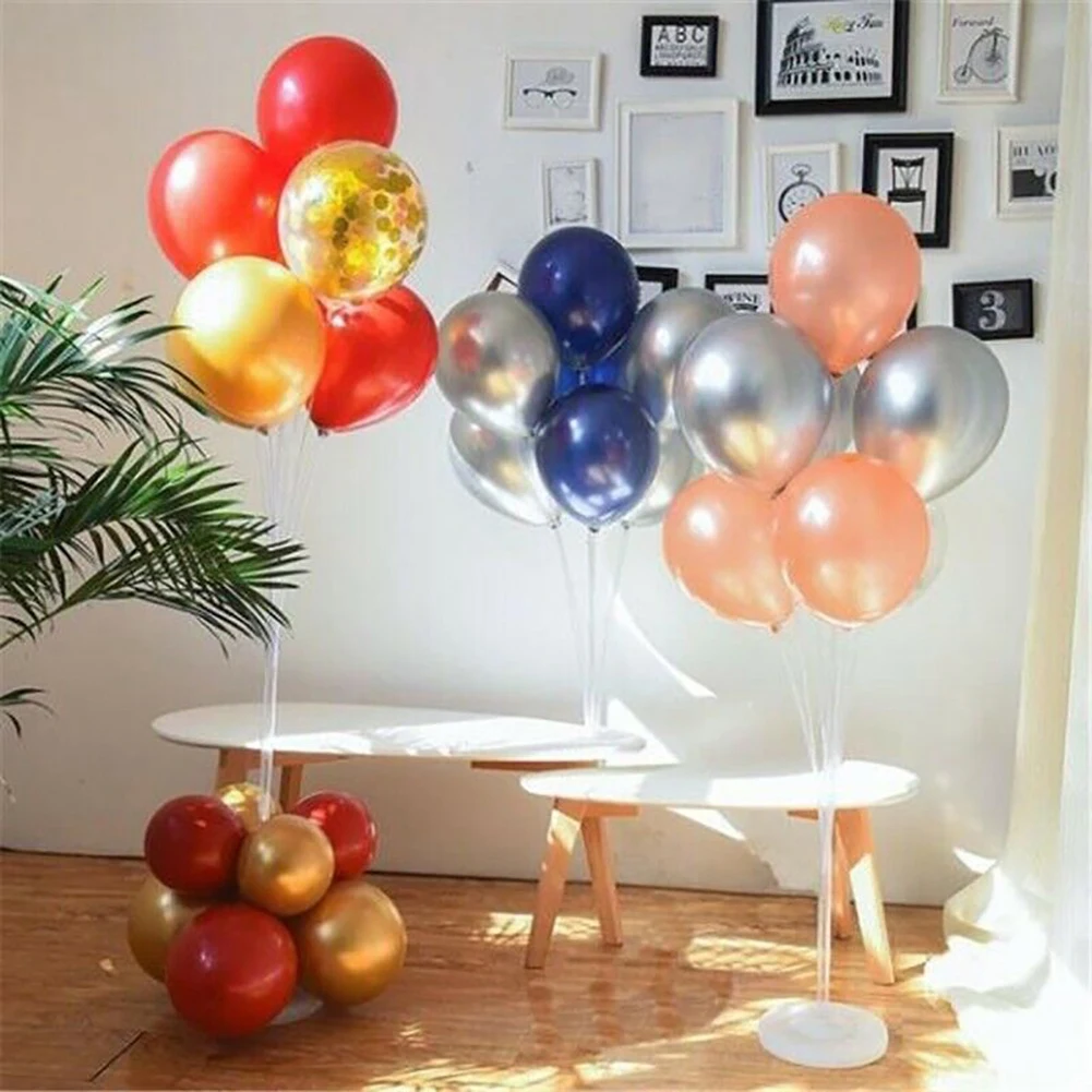 1Pc Balloon Column Tubes Balloons Display Stand Holder Baby Shower Wedding Birthday Decor A good way to fix balloon on ta | Дом и сад
