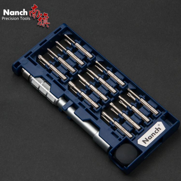 Nanch с южным флагом 24 одна Прецизионная отвертка набор S2 сталь Apple мобильный телефон ноутбук демонтаж инструменты