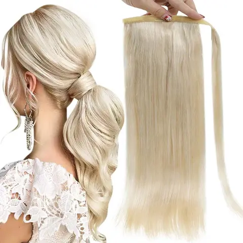 Полный блеск Ponytai человеческие волосы 70 г/80 г легкие коричневые выцветающие на Золотой Блонд Remy волосы для наращивания человеческие волосы конский хвост