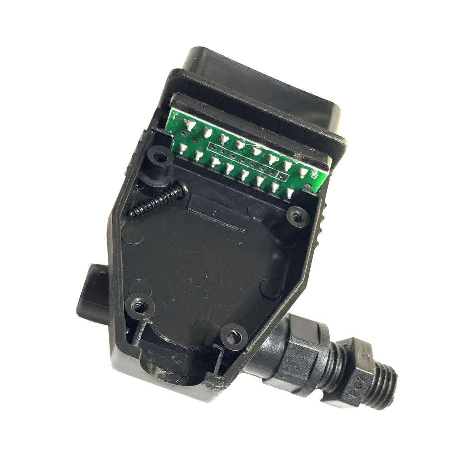 OBDIICAT новейший OBD2 16 контактный Штекерный разъем OBDII адаптер OBD 2