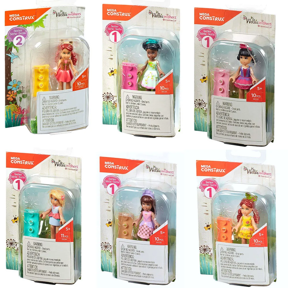 

Mega Construx Welliewishers Willa Kendal Camille Emerson Building Blocks Set Mini Figure Educational Toys Children's Gifts
