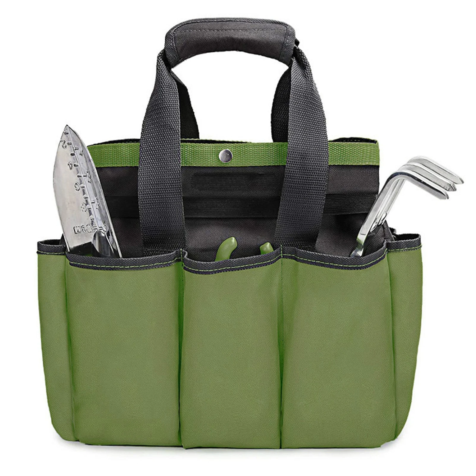 

Hand Gardening Tote Bag Pockets Convenient Gardening Tool Kit Organizer Storage Bag Lawn Yard Bag Carrier Toolkits Tote Pouch
