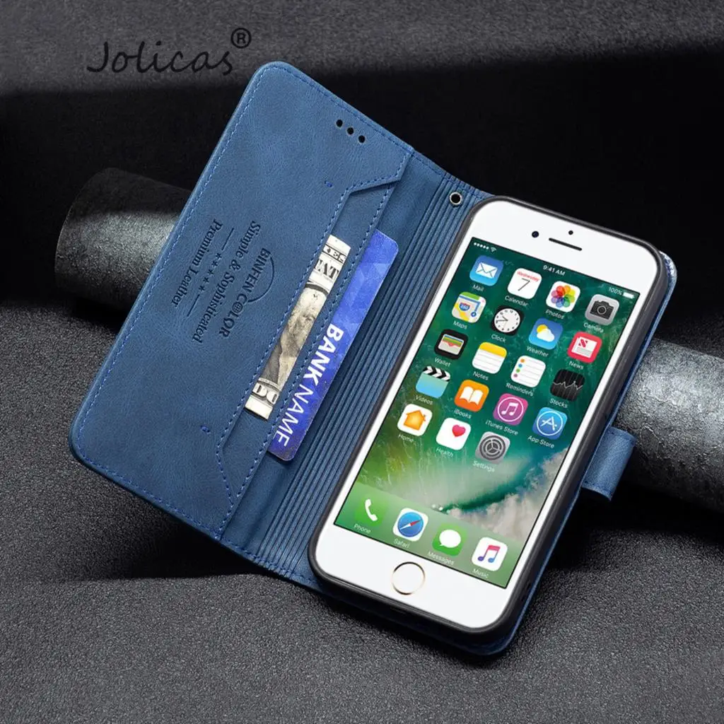 

Hot Phone Bags Wallet Cases For etui Apple iPhone SE 2020 Carcaso Covers Luxury sFor Apple iPhone estojo 7 8 Flip Phone Shell