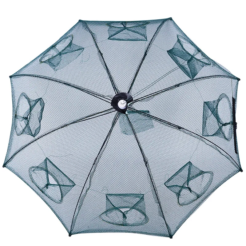

1PCS Strengthened Automatic Fishing Net Shrimp Cage Nylon Foldable Crab Fish Trap Cast Net Cast Folding Fishing Network