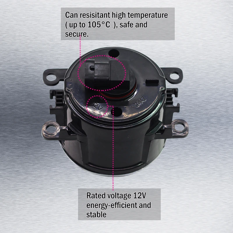 Cawanerl 2 X Автомобильный светильник LED DRL Дневной противотуманной фары 12V Высокая