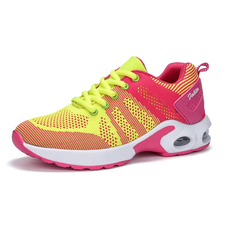 

Women Shoes Fashion Sneakers Women Stretch Fabric Flats Platform Shoes Breathable Mesh Low-cut Lace-up Zapatos De Mujer