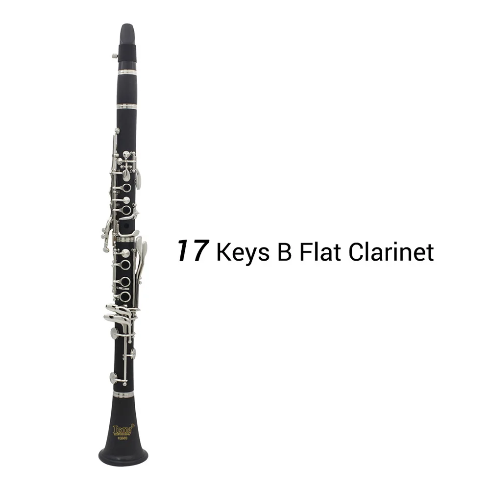 ИРИН кларнет 17 клавиш BbFlat Soprano бинокулярный с чистящей тканью перчатки 10