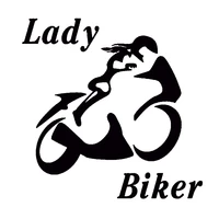 1515cm lady biker car stickers waterproof vinyl decals new style hot handsome and cool stickers car accessories