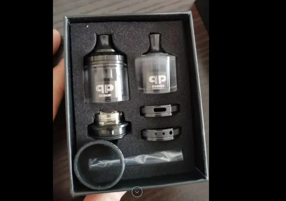 Электронная сигарета GATA DL MTL Two in One RTA новый дизайн QP атомайзер вейп 24 мм заправка