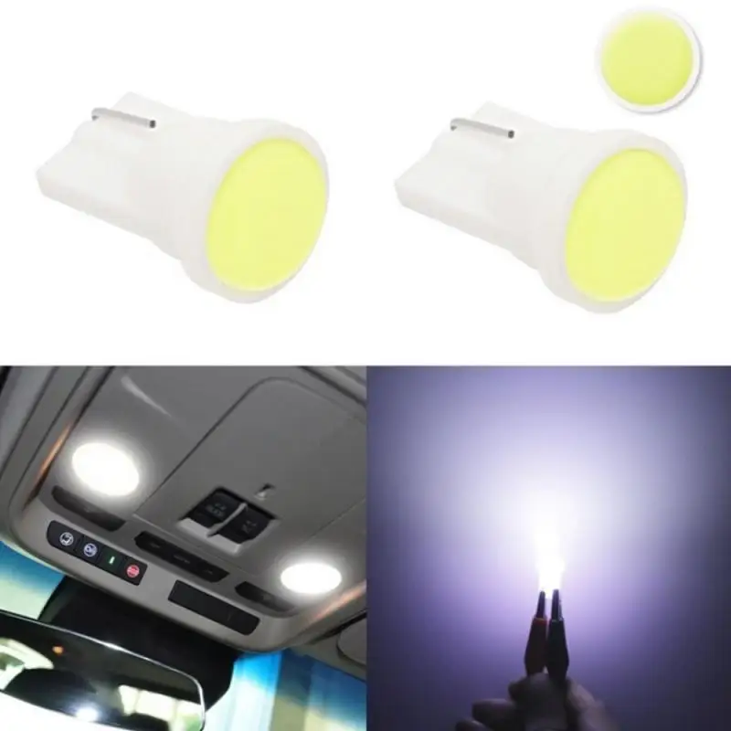 10pcs Car Interior T10 COB W5W 168 Wedge Door Instrument Side Bulb Lamp random color | Автомобили и мотоциклы