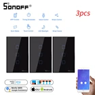 Умный настенный выключатель Itead SONOFF T3US 123C с поддержкой Wi-Fi