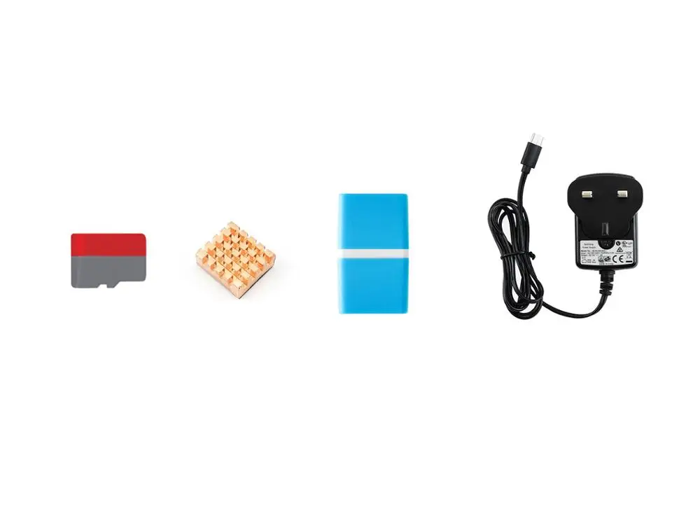 Стартер PI4B Acce Micro SD карта радиатор источник питания без Raspberry Pi 4|Демонстрационные