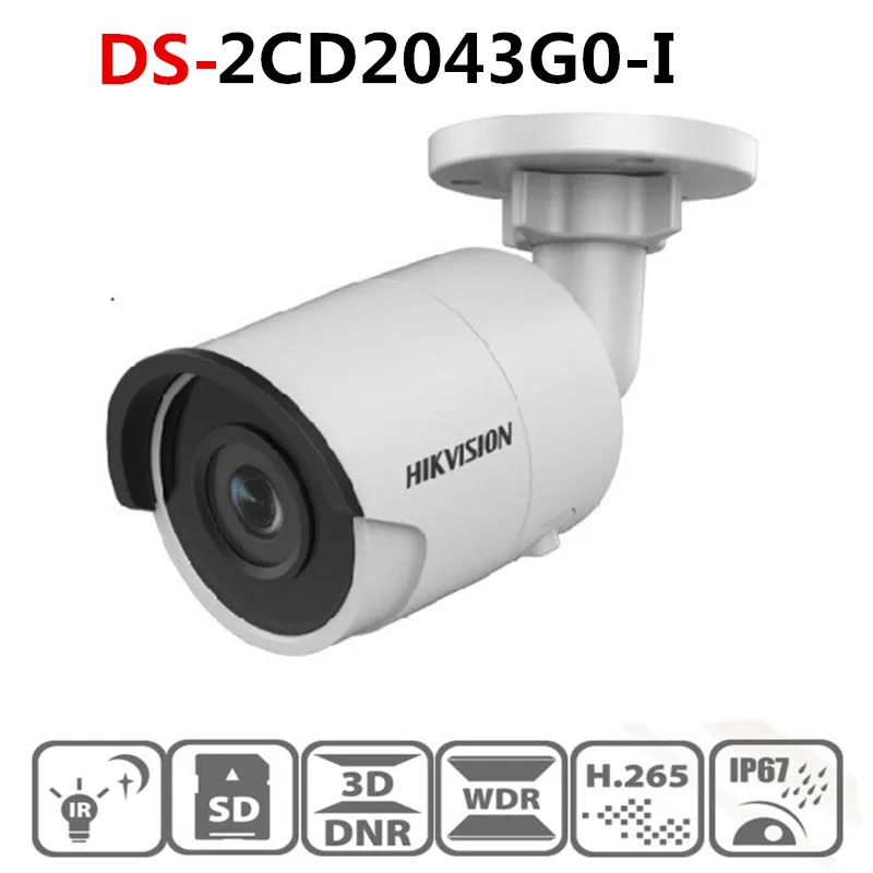 Оригинальная Hik английская версия DS 2CD2043G0 I Замена 2CD2042WD 4MP IR POE сетевая пулевая