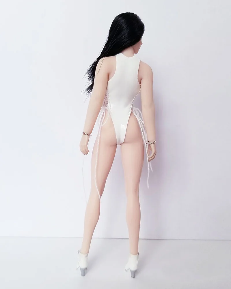 

1/12 Scale Female Leather Clothing Accessories Sexy Swimsuit High Heels for 6 inch Action Figure Body Model