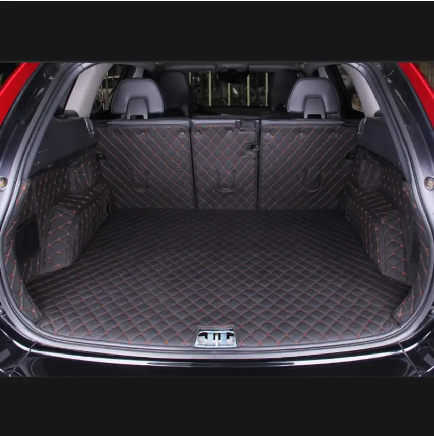 

for volvo xc60 XC40 leather car trunk mat cargo liner 2017 2018 2019 2020 rug accessories carpet luggage wearable