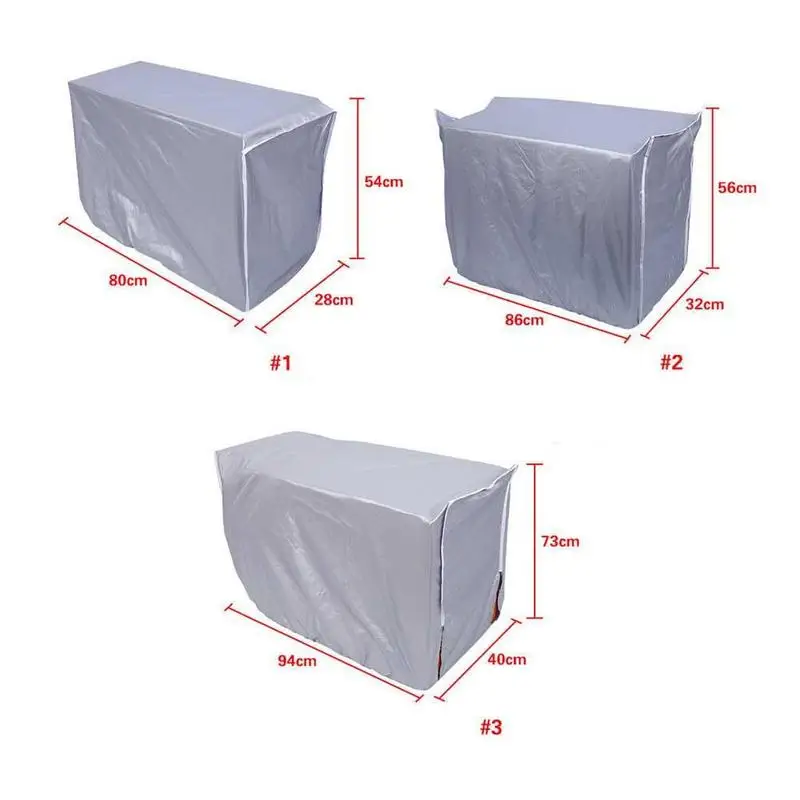 

Outdoor Air Conditioner Cleaning Silver Cover Indoor Tools Unit Air PEVA Conditioner Waterproof Sunscreen Antiseptic Dust C F3Q2