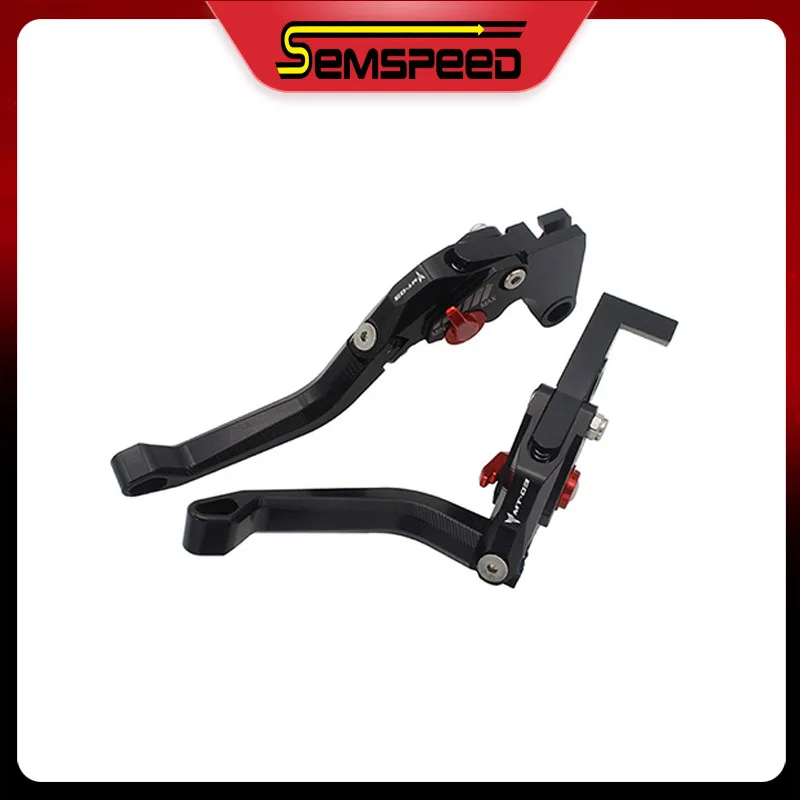 Тормоза для мотоцикла с логотипом регулируемые складные тормоза YAMAHA MT 03 MT03 2018 2019