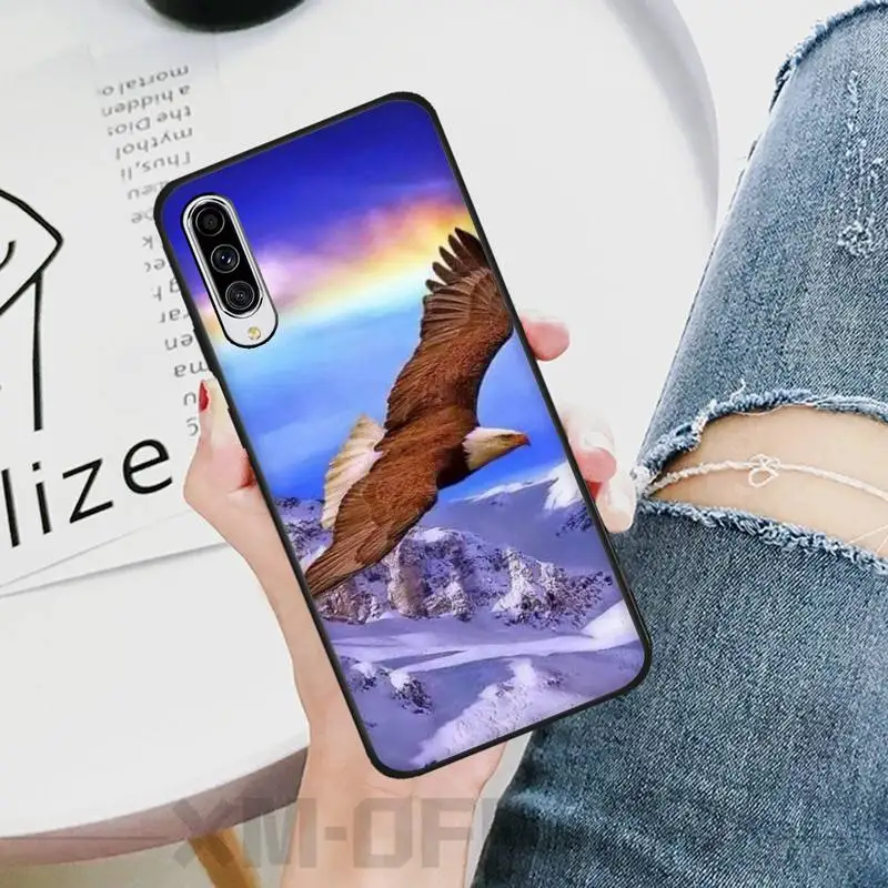 HaNismt Fierce Eagle Newly Arrived Black Cell Phone Case For Samsung A6 6S 6Plus 7 720 750 8 PLUS 9 920 2018 A8 A9STAR | Мобильные