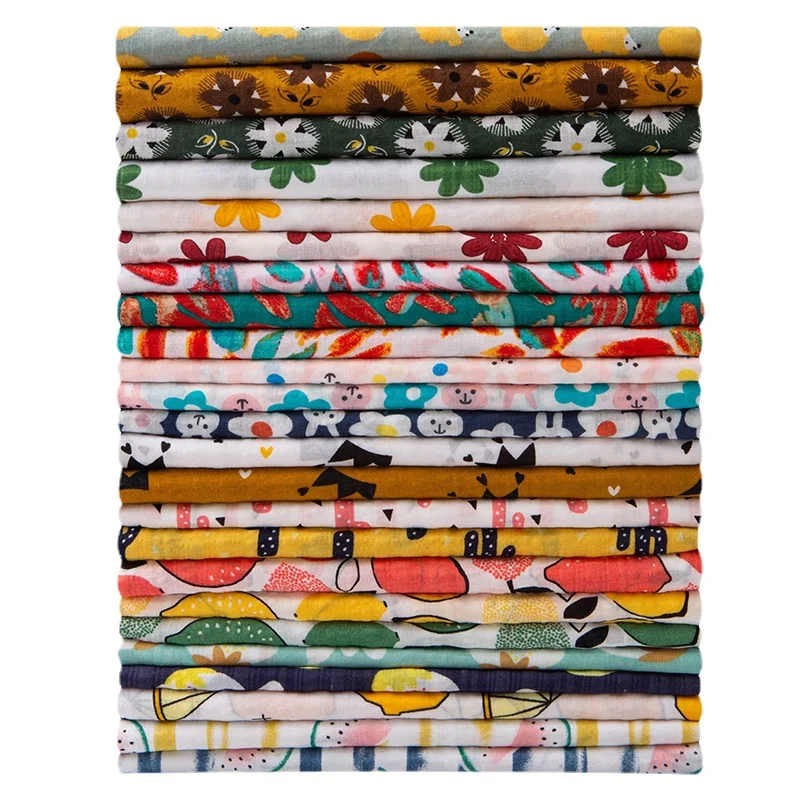

Width 57'' Check Cotton Linen Seersucker Fabric By The Half Yard For Skirt Mosquito Proof Pants Kid's Wear Material