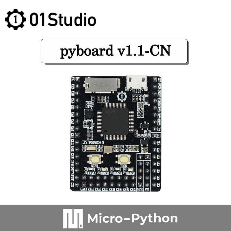 Демонстрационная плата 01Studio pyBoard V1.1-CN встроенное Программирование | Компьютеры и