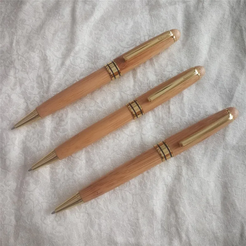 2019 новые канцелярские товары бамбуковая ручка шариковая вращающаяся офисная