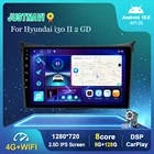 Автостерео для Hyundai i30 II 2 GD 128-10,0, 8 + 2011 ГГц, Android 2017, навигация Carplay, GPS, IPS экран, мультимедийный плеер 2din