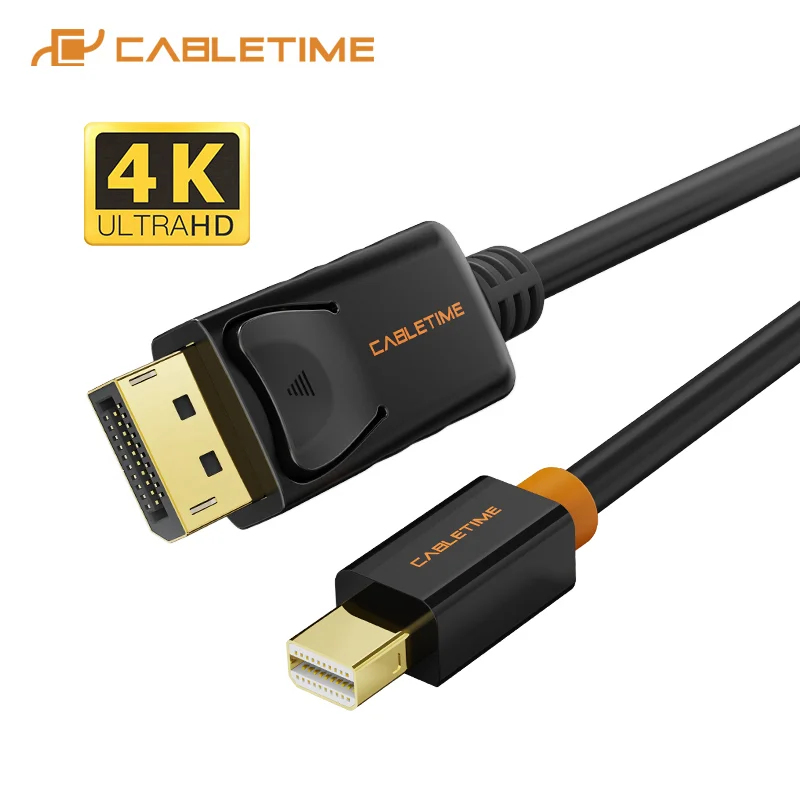 Кабель CABLETIME Mini Display Port to Cable 4K 60HZ Thunderbolt DP For Macbook C053|Кабели VGA| |