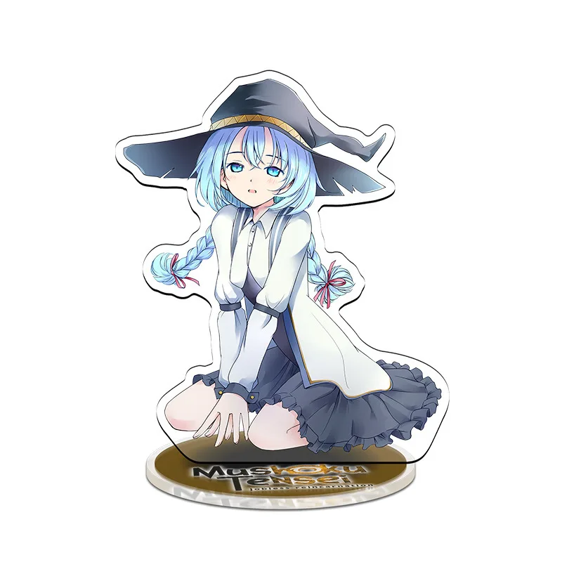 

Jobless Reincarnation Key ChainAcrylic Figure Model Keychains Fashion Desk Decorated Stand Sign Keyring Gift For Woman Man