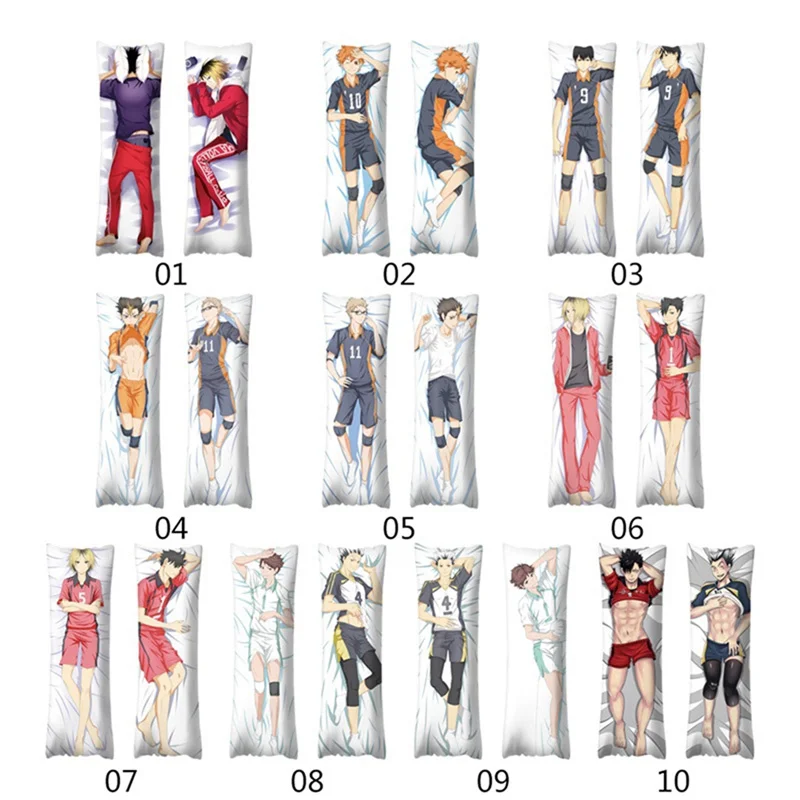 Аниме Dakimakura обнимающая наволочка Haikyuu! Чехол для подушки манга 150x50 см|Наволочка| |