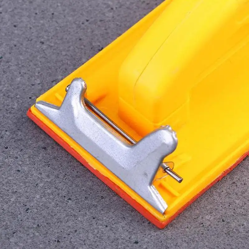 

18cm Handheld Sandpaper Frame Hand Grip Sandpaper Holder 3 Skin Rack Color Wall Grinding Sand Tools L7I2