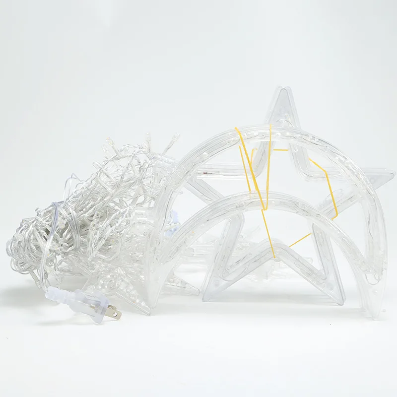 Светодиодный светильник для занавесок со звездой и луной с дистанционным