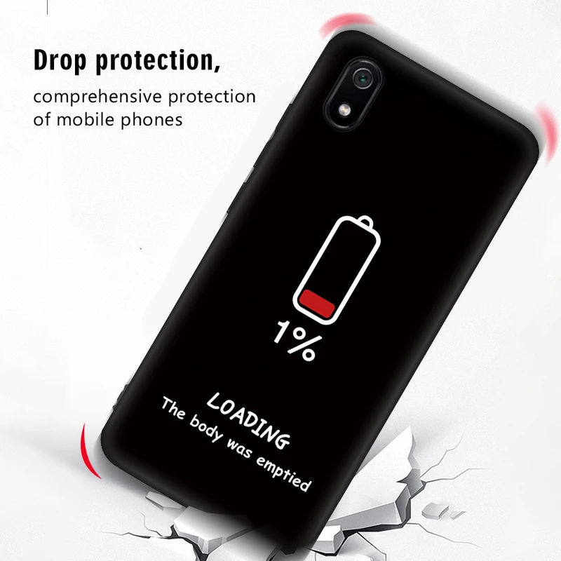 Парный чехол для телефона Xiaomi Redmi Note 7 Pro 7A K20 5 6 6A мягкий матовый из ТПУ с