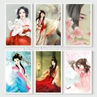 Алмазная вышивка сделай сам, классическая девушка 5D, алмазная живопись, вышивка крестиком, мозаичный узор, квадратные Стразы, домашний декор