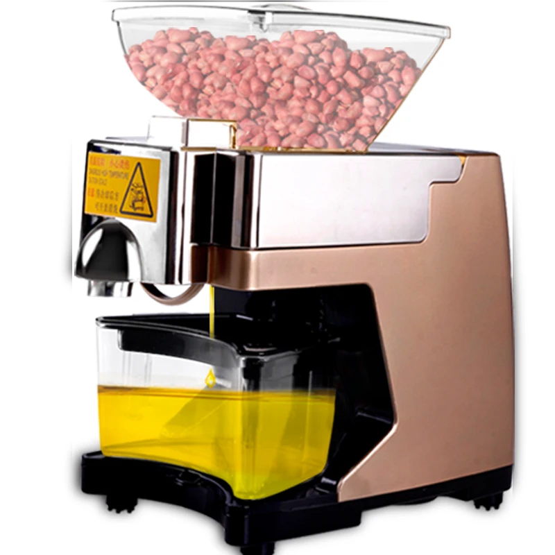 

SUSWEETLIFE Oil extractor home full-automatic intelligent small multi-functional cold and hot walnut oil frying machine 110V