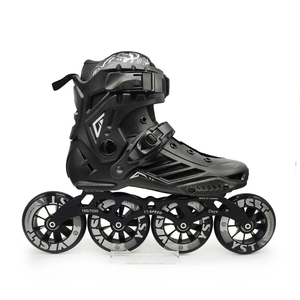 Shoes With Slalom Upper Boots 85a Street Wheel 90a Led Luminous Flash 100 Tires