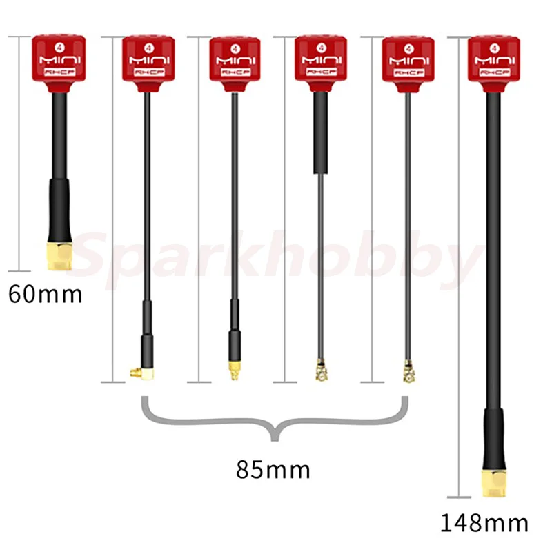 новинка lollipop 4 58g дби мини fpv антенна