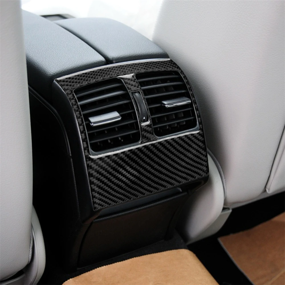 

Carbon Fiber Interior Decoration Rear Air Vent Outlet Cover Trim for Mercedes Benz Old C Class Car Decals Accessories Brand New