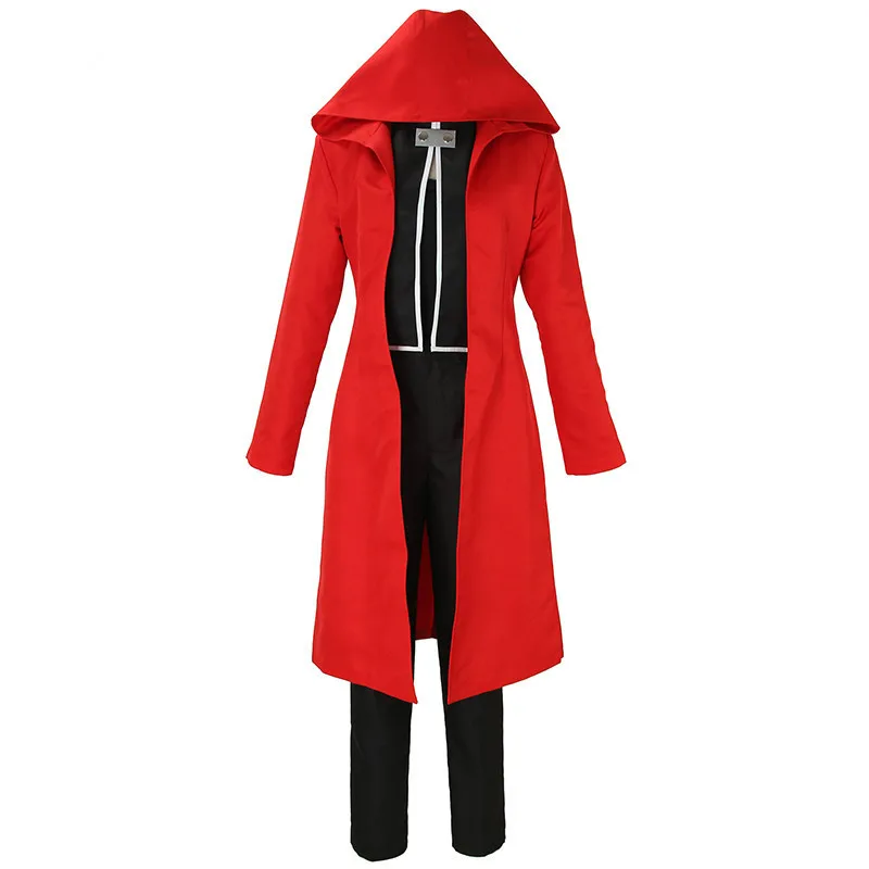 

Hot Anime film and steel steel alchemist love live cosplay costume Edward red cloak COS performance clothing suit game suit