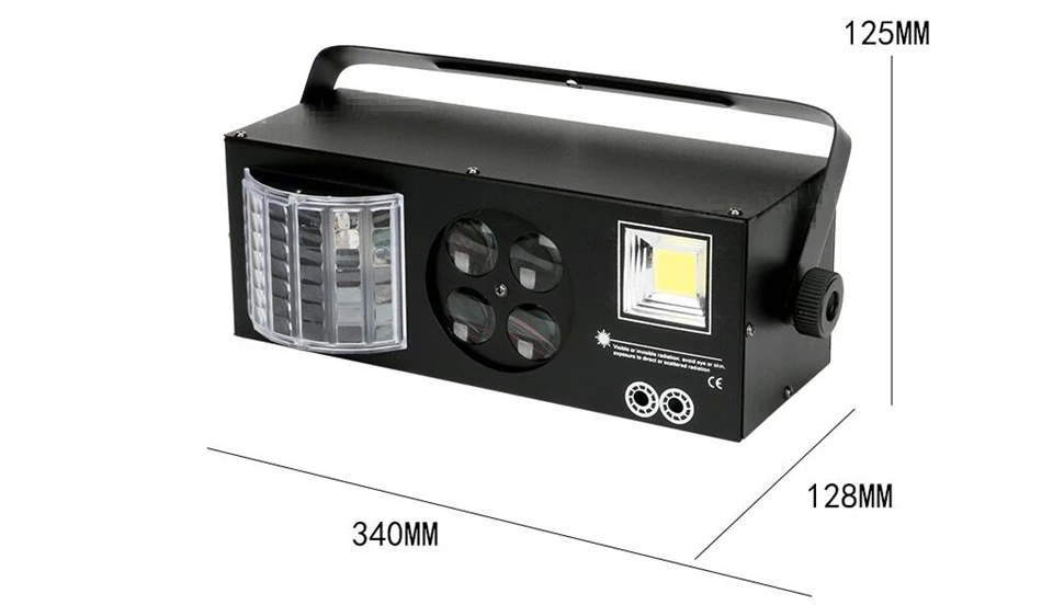 Светодиодный лазерный проектор диско светильник мини автовспышка RGB