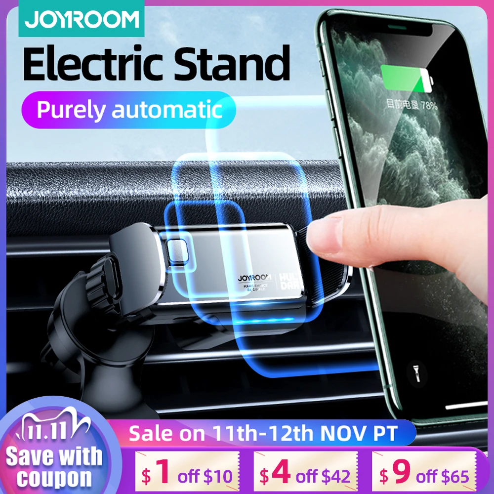 Электрический автомобильный держатель для мобильного телефона iPhone SAMSUNG Xiaomi Huawei