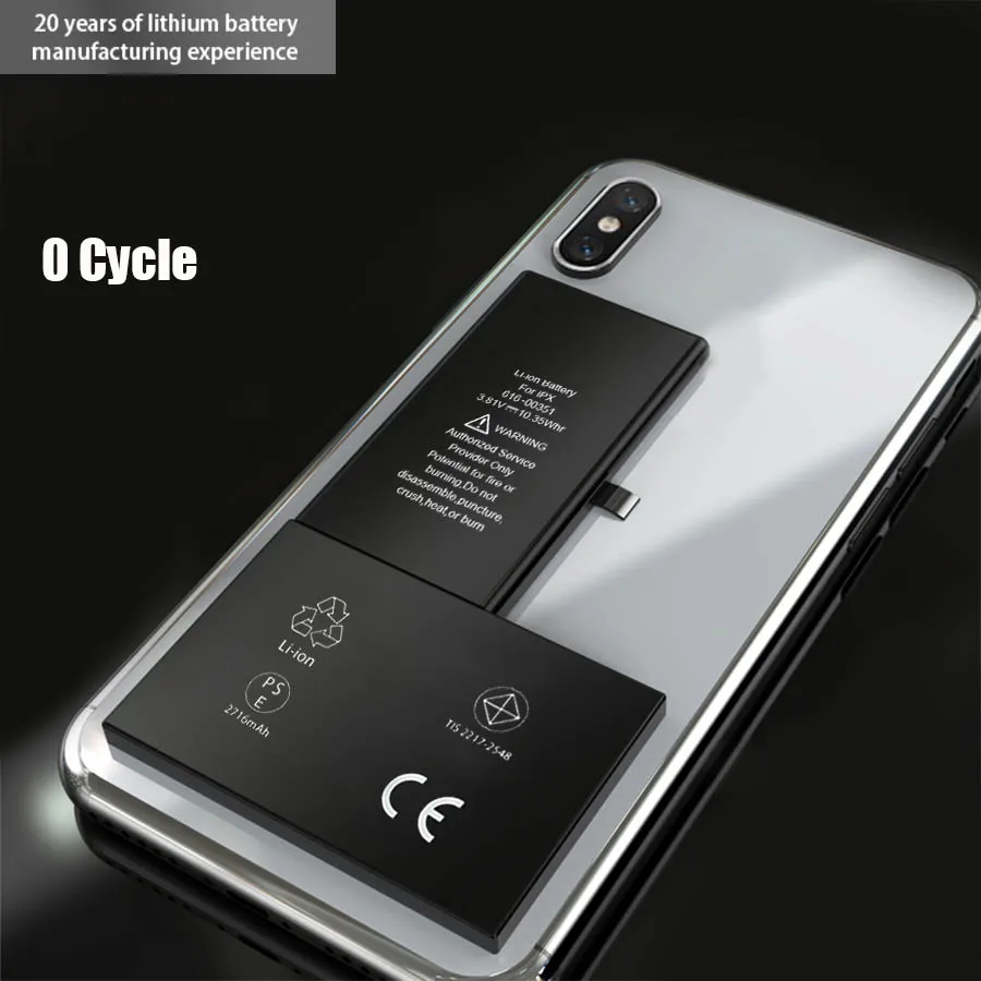 pinzheng real capacity phone battery for iphone x xs xr replacement 0 cycle battery for iphone xs max bateria with tool kit free global shipping