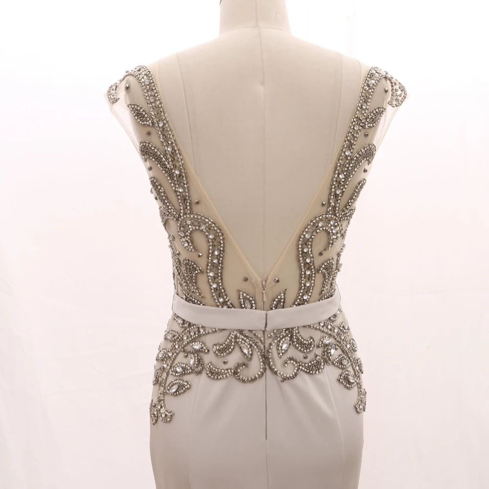 Kisswhite Stock Clean Prom Dress Mermaid Long Evening Gown 20210222-042