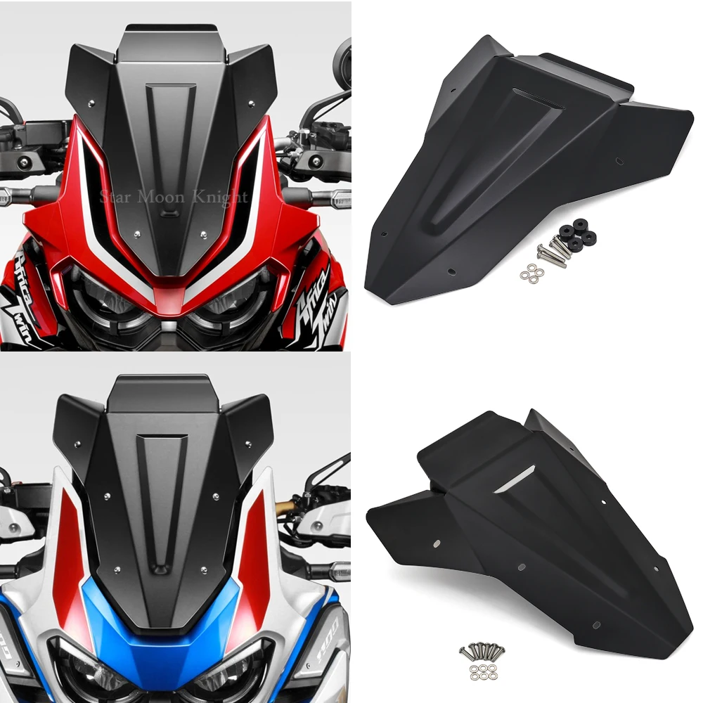 

Fit For Honda CRF1100L CRF 1100 L Africa Twin Adventure Sports Motorcycle Aluminum Windscreen Windshield Wind Shield Deflector