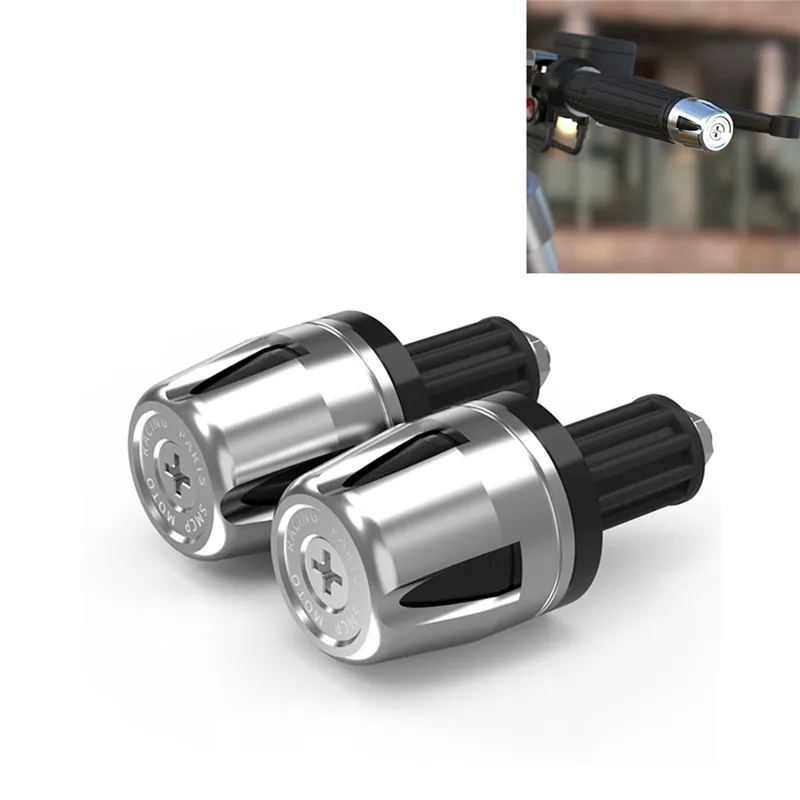 

Metal Motorcycle Handlebar End Decal Motorbike Accessories Moto ATV Dirt Pit Bike Motocross Handlebar Counterweight Plug Slider