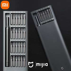Набор отверток Xiaomi Mijia, комплект из 24 магнитных насадок с алюминиевой коробкой
