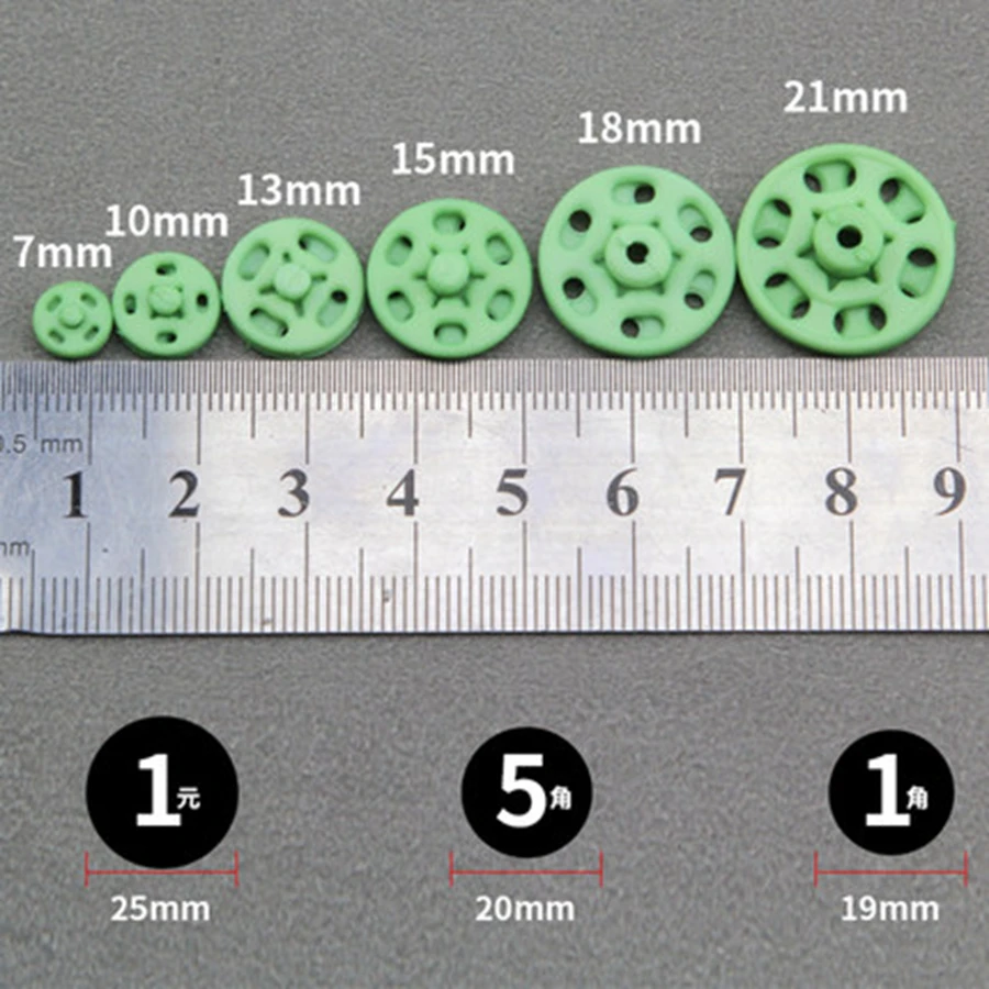 Милые кнопки декоративные пластиковые для детской одежды Швейные прозрачные DIY